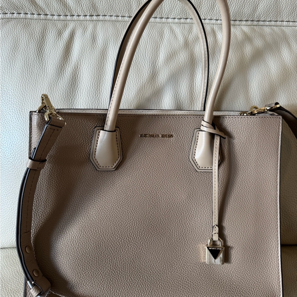 Michael Kors Mercer Tricolor Convertible Leather Tote bag -medium